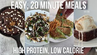 Full Day Of Eating | Easy, 20 Minute Meals | High Protein, Low Calorie