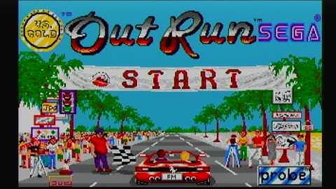 Sega Out Run Atari Jaguar ST Port OutRun Ferrari Demo