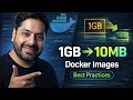 Docker Image Optimization Explained 🔥 Reduce Image Size from 1GB to 10MB (Best Practices)