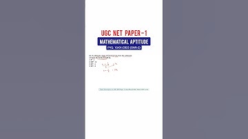 Mathematical Aptitude for UGC NET Paper 1 | UGC NET 2025 PYQs #ugcnet #paper1