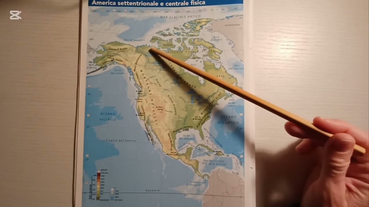 Asmr: Geografia fisica dell'America| ASMR ITA | whispering 🌎