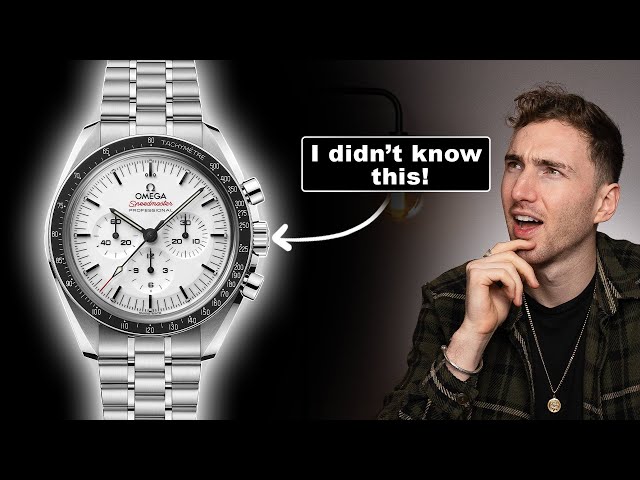 OMEGA Speedmaster MOONSWATCH ホワイト Omega Speedmaster Moonwatch - White Dial & Bracelet Strap
