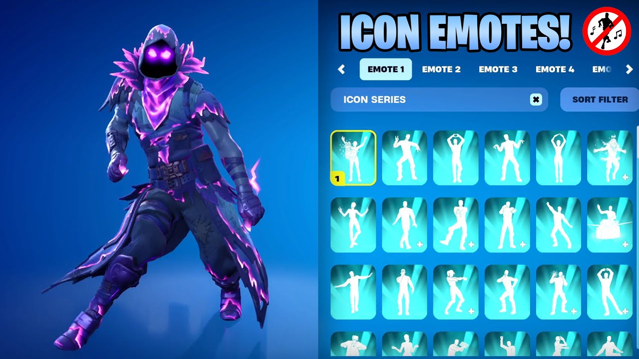 ALL ICON SERIES EMOTES & DANCES IN FORTNITE! (Rare Skins) - YouTube