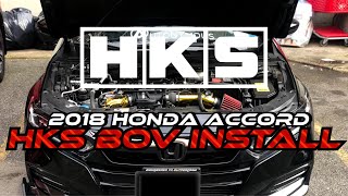 2018 Honda Accord 1.5t HKS Blow off Valve Install