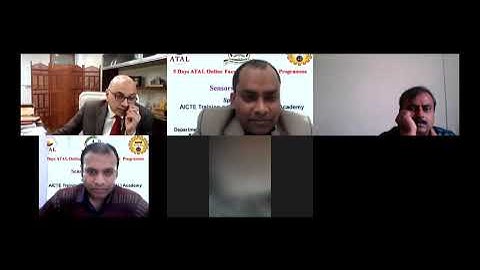 One Week ATAL AICTE Faculty Development Programme (FDP) on “Sensors Technology”Valedictory Session