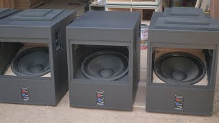 BV18 inch VS Turbo 18 inch Subwoofer box Test