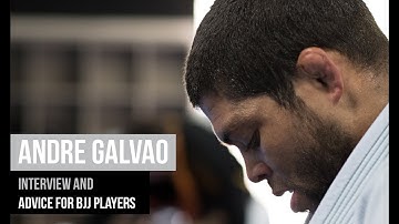 Andre Galvao talks about his BJJ career and advises practitioners