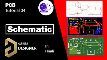 Part-04 Schematic File, PCB Design Tutorial  For Beginners (Altium v20) In Hindi