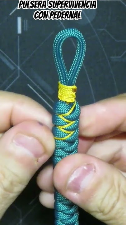 Pulsera SUPERVIVENCIA CON PEDERNAL Y RASCADOR - Paracord Bracelet - Pulseras  Paracord DIY 