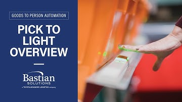 Warehouse Pick to Light Order Fulfillment Solutions - Bastian Solutions