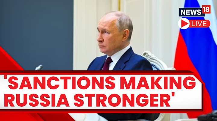 Putin At SCO Summit | Russian President Vladimir Putin Says 'Sacntions Making Russia Stronger'