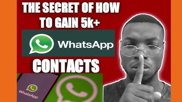 How to Gain more than 5k WhatsApp contact || how to compile a vc file