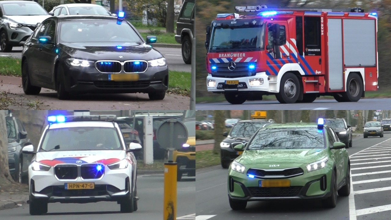 (Rijopleiding!)Brandweer, Ambulance en (onopvallende-) politie met spoed in Utrecht!