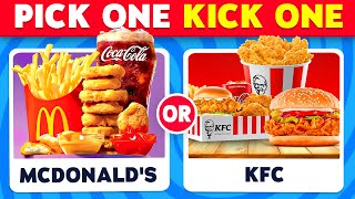 Celebrity Pick One Kick One - Junk Food Edition ✅❌ Net Worth