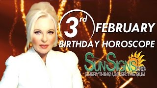 February 3rd Zodiac Horoscope Birthday Personality - Aquarius - Part 1 Information