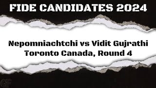 Nepomniachtchi vs Vidit Gujrathi ♡ Fide Candidates 2024