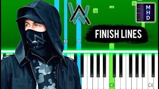 Alan Walker - Finish Lines - Piano Tutorial Resimi