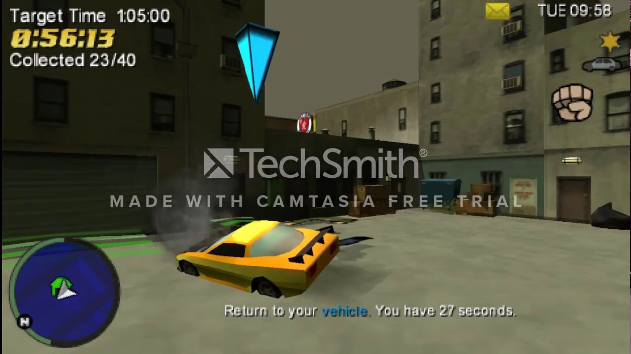 Download 3rd person view in the PSP version of GTA:CTW for GTA