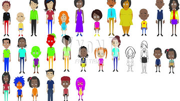 all of my goanimate characters