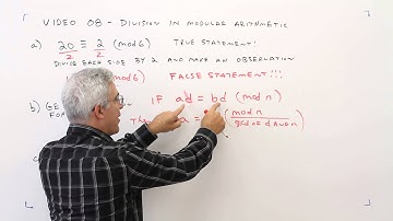O8--Division in Modular Arithmetic