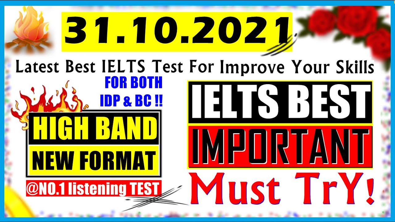 IELTS LISTENING PRACTICE TEST 2021 WITH ANSWERS  31102021