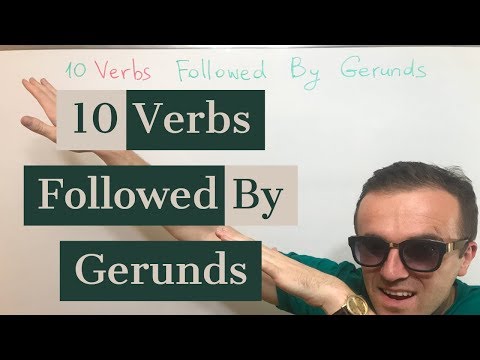 Top 10 Verbs Followed By Gerunds