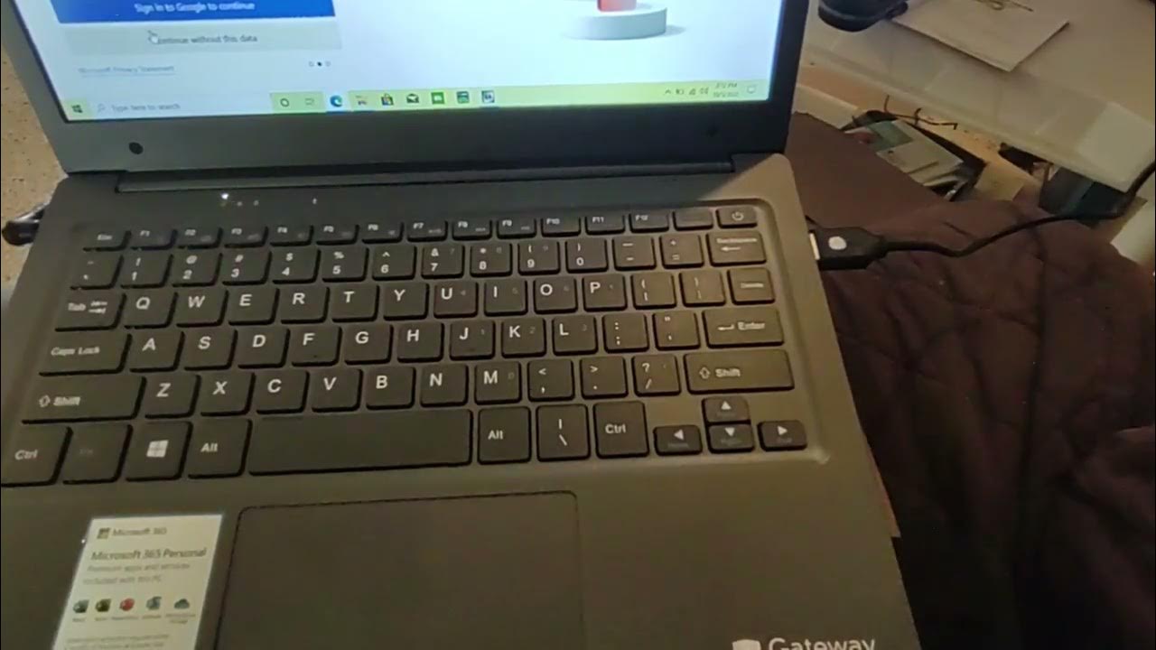 today received replacement laptop from Walmart YouTube
