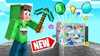 MINECRAFT With LUCKY Ores = *FREE* DIAMONDS!