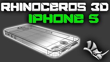 iPhone in 3D (Rhinoceros 3D)