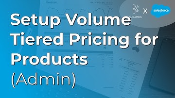 Setup Volume Tiered Pricing for Products (Admin) #cpq