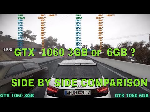 GTX 1060 3GB Vs 6GB FPS TEST RYZEN 1600 OC