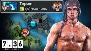 What Topson 's MORPHLING MID in 7.36 PATCH Like...