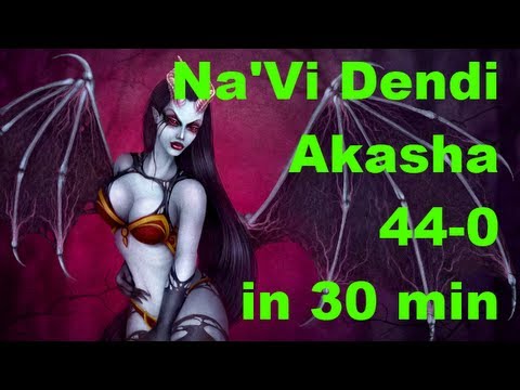 NaVi Dendi Queen of Pain 44-0 in 30 minutes