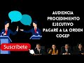 AUDIENCIA VIRTUAL | PAGARÉ A LA ORDEN | PROCEDIMIENTO EJECUTIVO COGEP