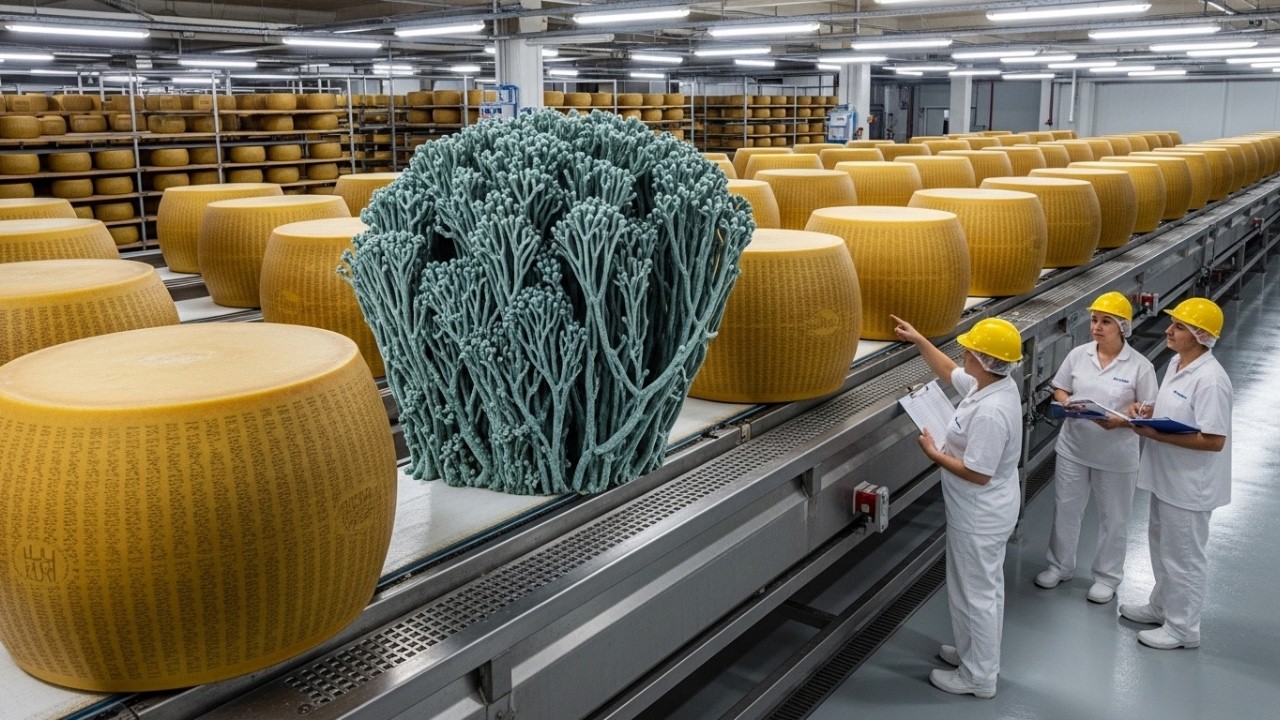 Cómo 907 Kilos de Leche Cruda se Vuelven Una Rueda de Queso de 23 Kilos — El Proceso