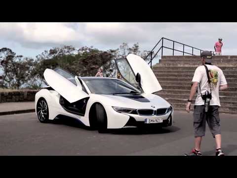 Kirsten Flipkens takes the brand new BMW i8 for a test drive up Auckland's One Tree Hill