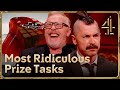 Mike wozniak gets a mohawk  other bonkers prize tasks  taskmaster  channel 4