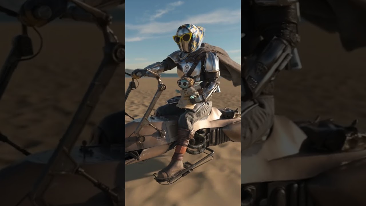 Now this is podracing! #starwars #babyyoda #grogu#mando #mandalorian#dindjarin #baby #force#4k #yoda