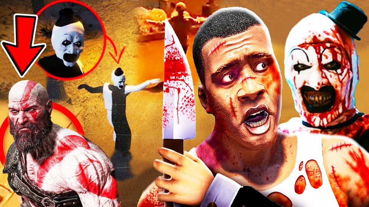 Franklin Found KRATOS To Kill SERBIAN DANCING LADY in GTA 5 | SHINCHAN and CHOP