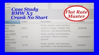 Case Study BMW X5 Crank No Start