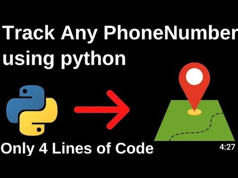Track phone number location using python ||python project