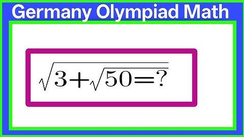 Germany | A super  Radical Algebra Olympiad Math & Brain buster Math | Can you solve this?