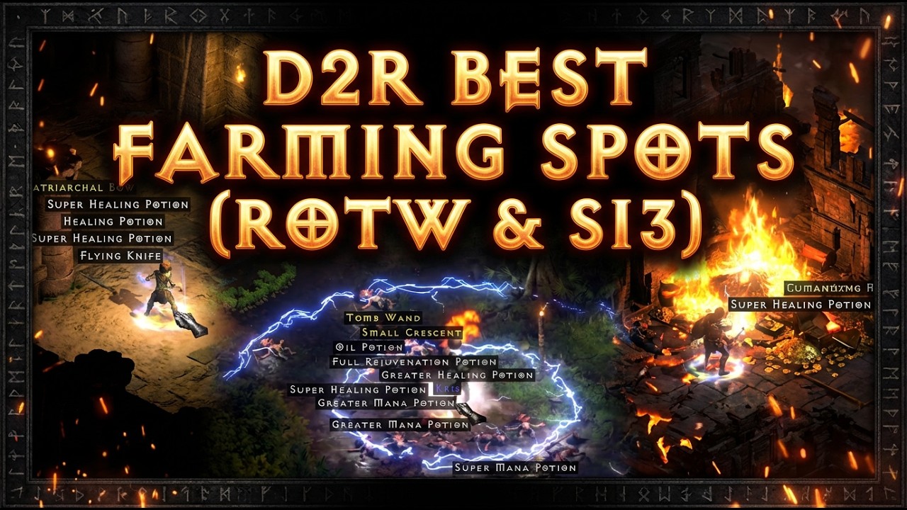 D2R Best Farming Spots for High Runes, Warlock Uniques, Sunder Charms ...