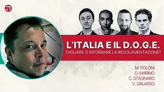 L'Italia e il D.O.G.E. di Musk: Tagliare o Riformare la Regolamentazione? | C. Stagnaro e V. Galasso