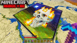 I Built the BIGGEST PAINTING in Minecraft Hardcore!