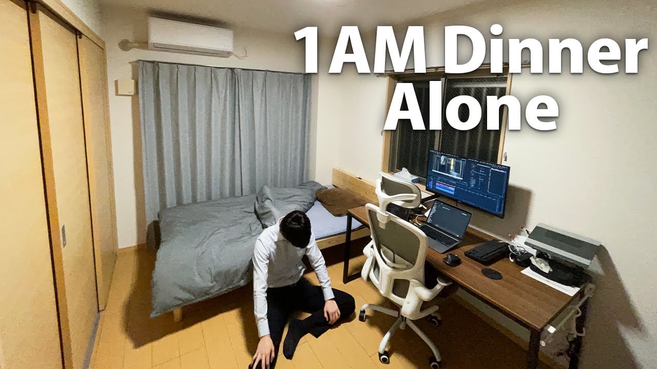 Living in Japan🇯🇵 Salaryman's Midnight Table 1AM Dinner in Tokyo | Japanese Salaryman Home Cooking