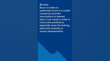 AI Q&A  43 : What is Bias in AI Models? #techiesplusacademy #machinelearning #ai #datascience