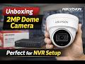 Unboxing Hikvision 2MP Network Camera | Dome IP Camera for NVR
