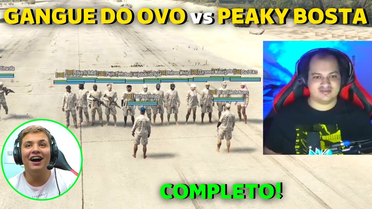 GANGUE DO OVO vs PEAKY B0STAS (FAZENDA) - COMPLETO!