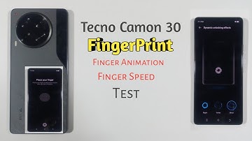 Tecno Camon 30 | FingerPrint Full Setup | Finger Lock | FingerPrint Animation | Finger Lock Speed